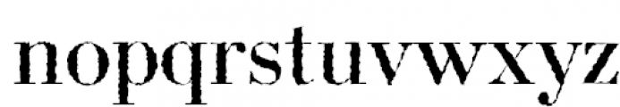 Bodoni Rough Font LOWERCASE