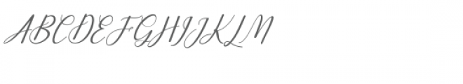 Bosleya Script Italic Font UPPERCASE