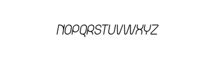 Boulas Italic Font UPPERCASE