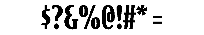 Bodega Serif Black Font OTHER CHARS
