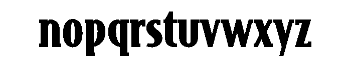 Bodega Serif Black Font LOWERCASE