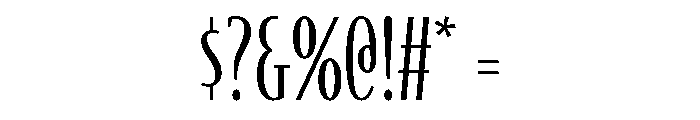 Bodega Serif Light Font OTHER CHARS