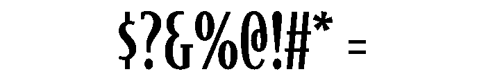 Bodega Serif Medium Font OTHER CHARS