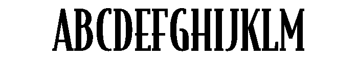 Bodega Serif Medium Font UPPERCASE