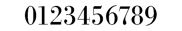 Bodoni 175 Regular Font OTHER CHARS