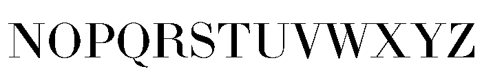 Bodoni 175 Regular Font UPPERCASE