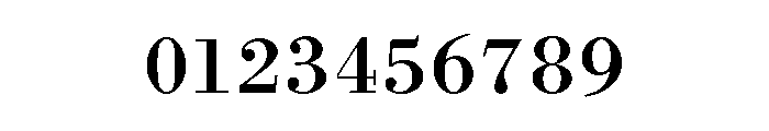 Bodoni 26 Regular Font OTHER CHARS