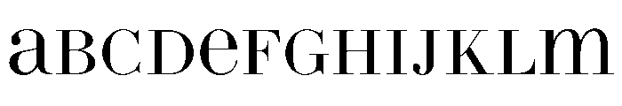 Bodoni 26 Regular Font UPPERCASE