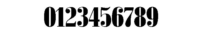 Bodoni Black Condensed Font OTHER CHARS