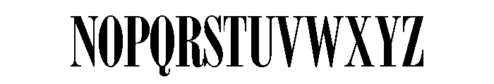 Bodoni Campanile Regular Font UPPERCASE