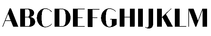 Bodoni Sans Black Font UPPERCASE