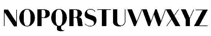 Bodoni Sans Black Font UPPERCASE