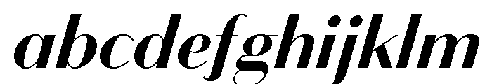 Bodoni Sans Bold Italic FONT