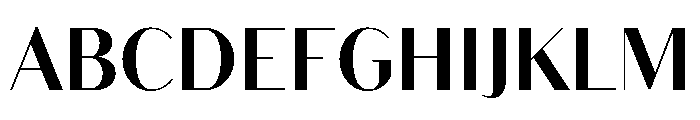 Bodoni Sans Bold Font UPPERCASE