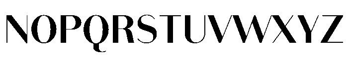 Bodoni Sans Bold Font UPPERCASE