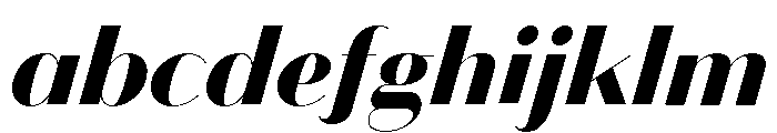 Bodoni Sans Display Black Italic FONT