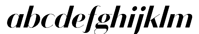 Bodoni Sans Display Bold Italic FONT