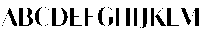 Bodoni Sans Display Bold Font UPPERCASE