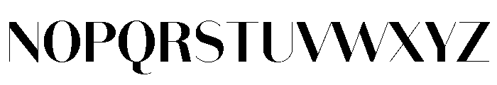 Bodoni Sans Display Bold Font UPPERCASE