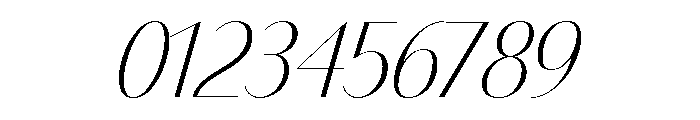 Bodoni Sans Display Light Italic Font OTHER CHARS