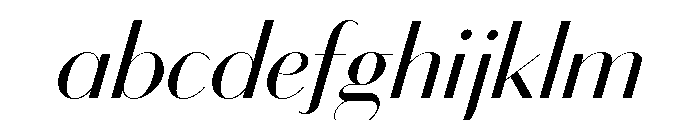 Bodoni Sans Display Regular Italic FONT