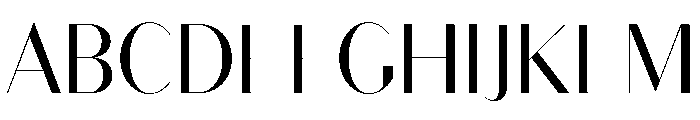 Bodoni Sans Display Regular Font UPPERCASE