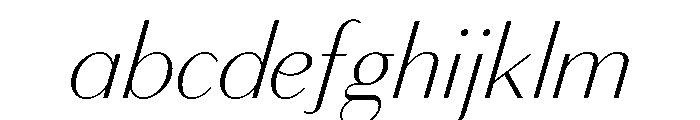 Bodoni Sans Light Italic FONT