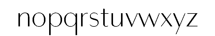 Bodoni Sans Light Font LOWERCASE