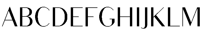 Bodoni Sans Regular Font UPPERCASE