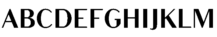Bodoni Sans Text Bold Font UPPERCASE