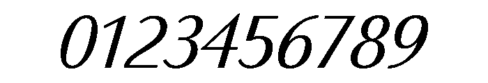 Bodoni Sans Text Regular Italic Font OTHER CHARS