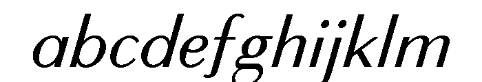 Bodoni Sans Text Regular Italic FONT