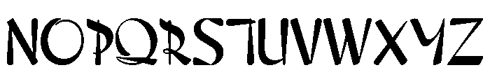 Bon Air Regular Font UPPERCASE