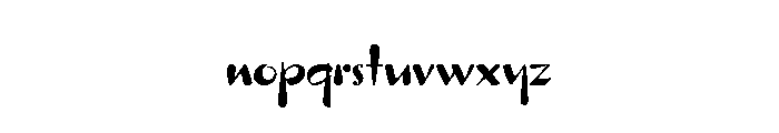 Bon Air Regular Font LOWERCASE