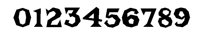 Bonehead Regular Font OTHER CHARS