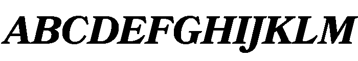 Bookmania Bold Italic Font UPPERCASE