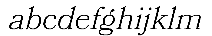 Bookmania Light Italic FONT