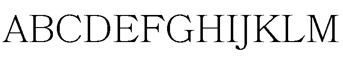 Bookmania Light Font UPPERCASE