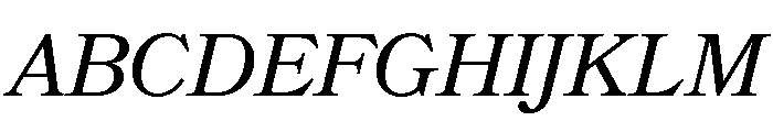 Bookmania Regular Italic Font UPPERCASE