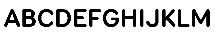 Booster Next Bold Font UPPERCASE