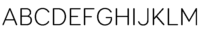 Booster Next Extra Light Font UPPERCASE