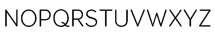 Booster Next Extra Light Font UPPERCASE