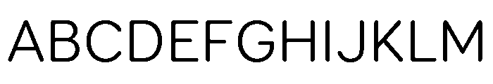 Booster Next Light Font UPPERCASE