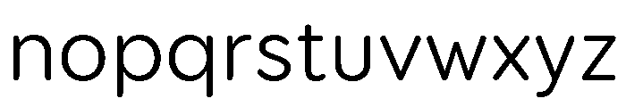 Booster Next Light Font LOWERCASE