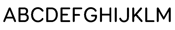 Booster Next Regular Font UPPERCASE