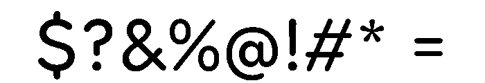 Booster Next Font OTHER CHARS