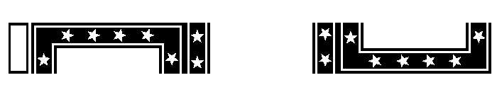 Borders One Regular Font OTHER CHARS