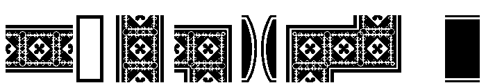 Borders One Regular Font OTHER CHARS