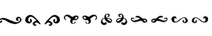 Botanica Ornaments Font UPPERCASE