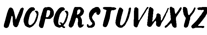 Botanica Sans Regular Oblique Font UPPERCASE